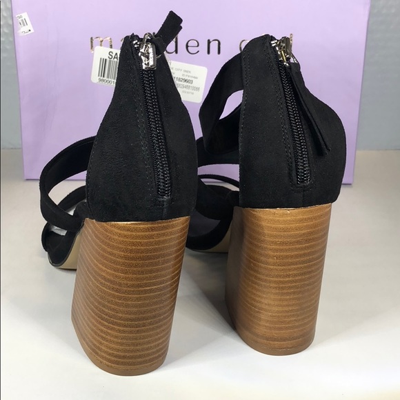 [214]Madden Girl 9.5m Clyde City Sandals - Black - Picture 3 of 5